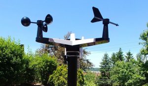 Ambient Weather Station Mounted to a Pole