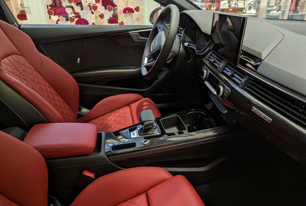 Audi S5 interior phone mount locations