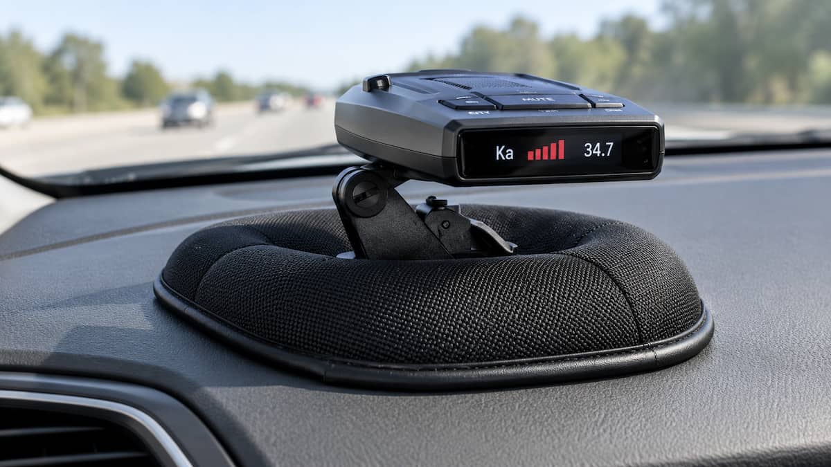 MFX HEAVY RADAR Radar detector dash mounts and dashboard mounting options
