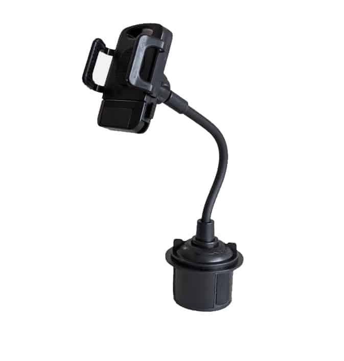 Cup holder phone and tablet mount in car