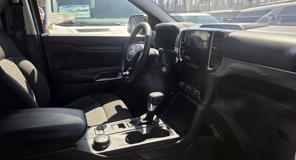 Ford Ranger interior phone mount locations