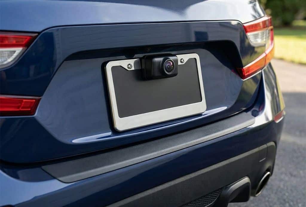 Garmin Backup Camera on a License Plate