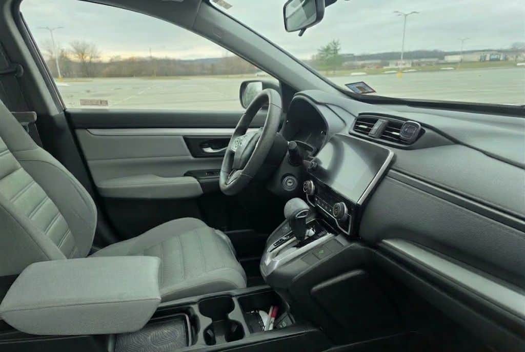 Honda CR-V interior phone mount locations