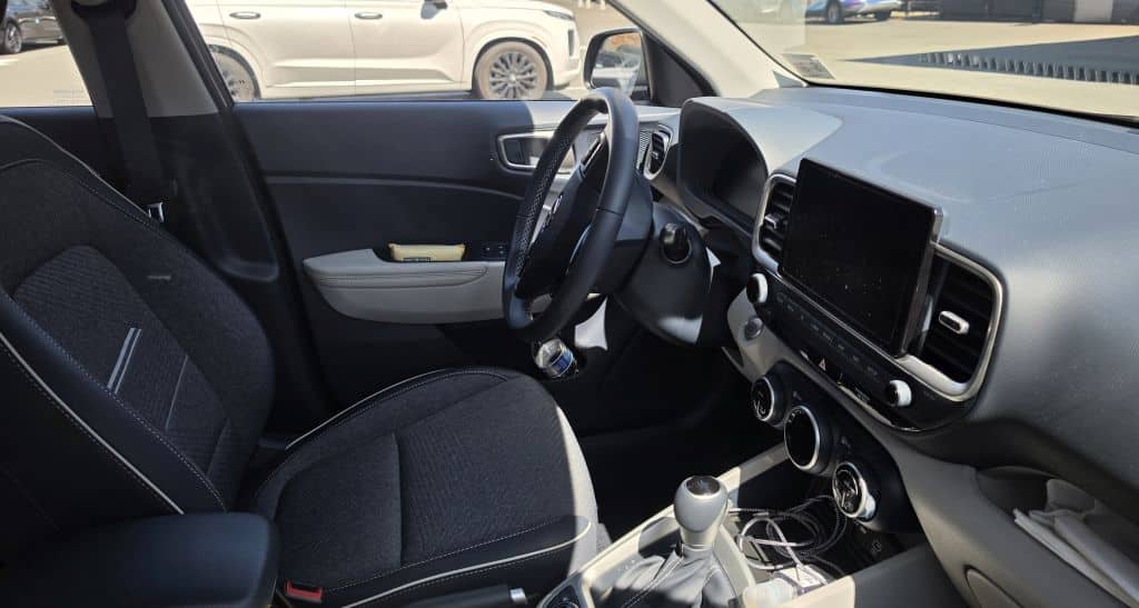 Hyundai Venue interior phone mount locations