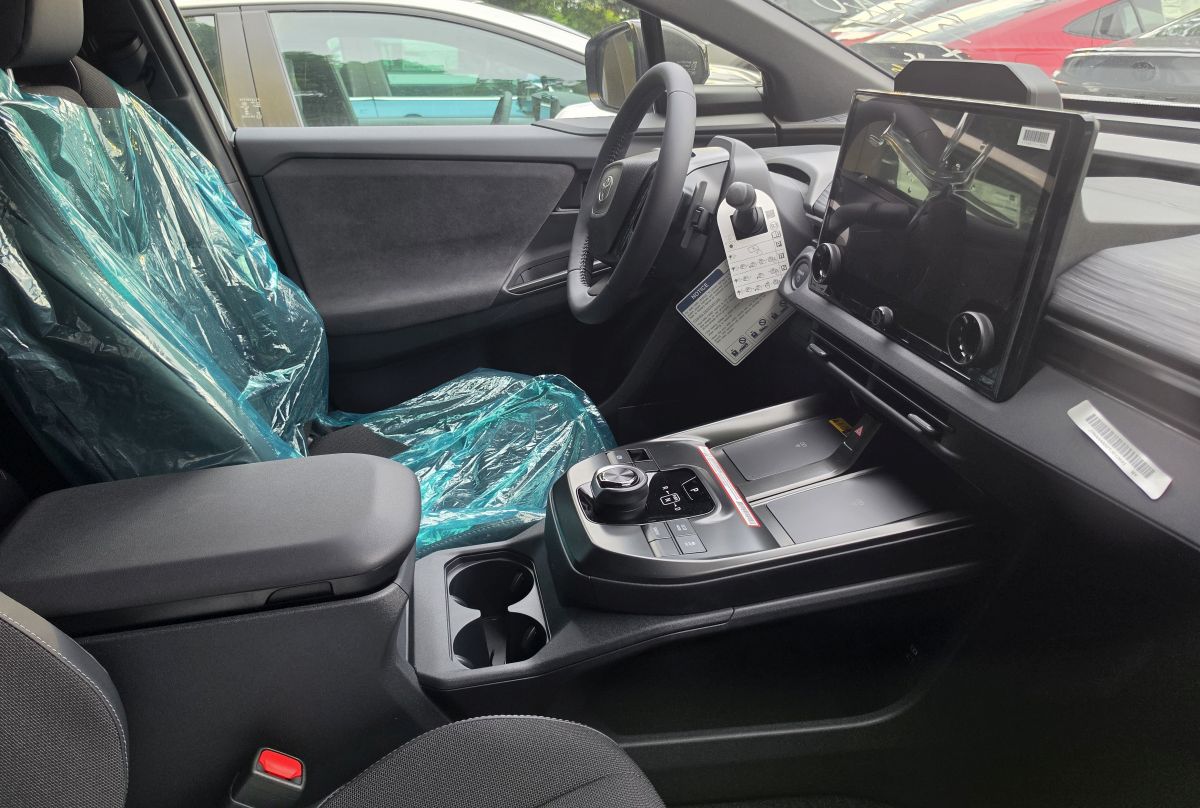 Toyota C-HR interior showing dashboard and center stack