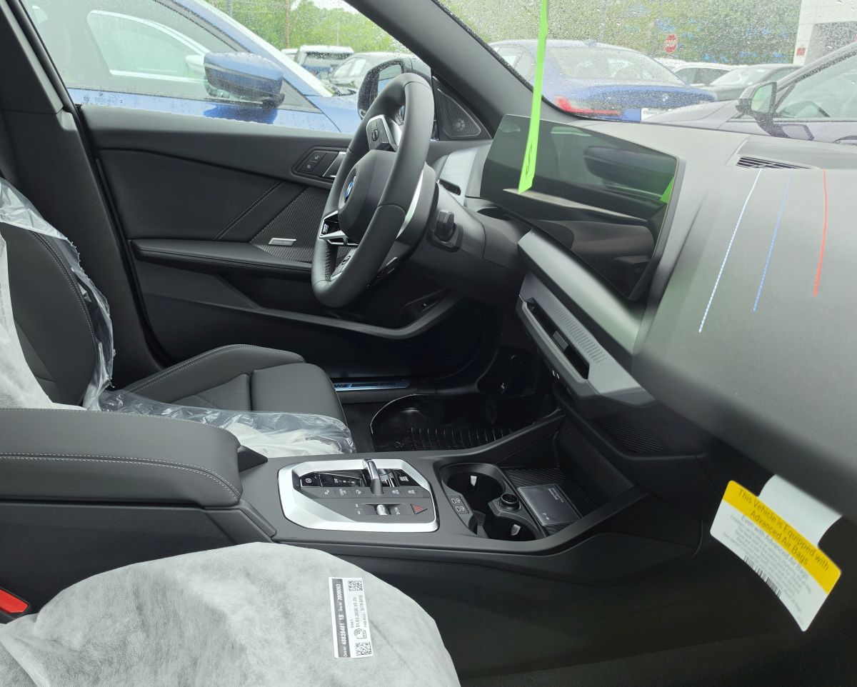 BMW I4 Interior BMW i4 phone mounts for the interior curved display