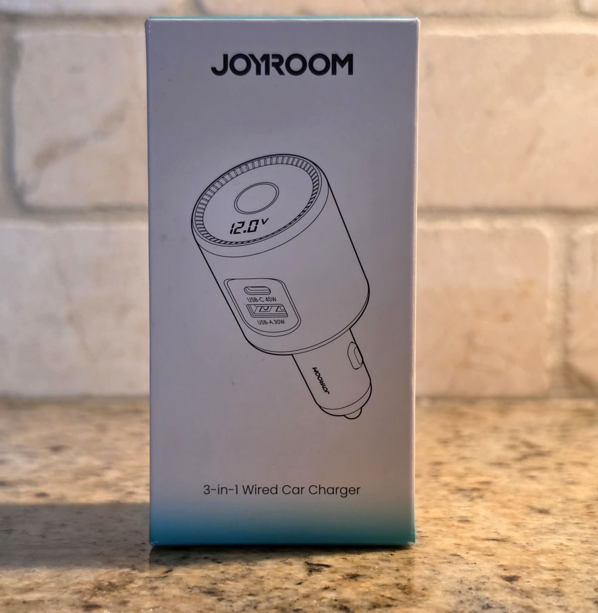 Full view of the JOYROOM Starlink Mini car adapter kit