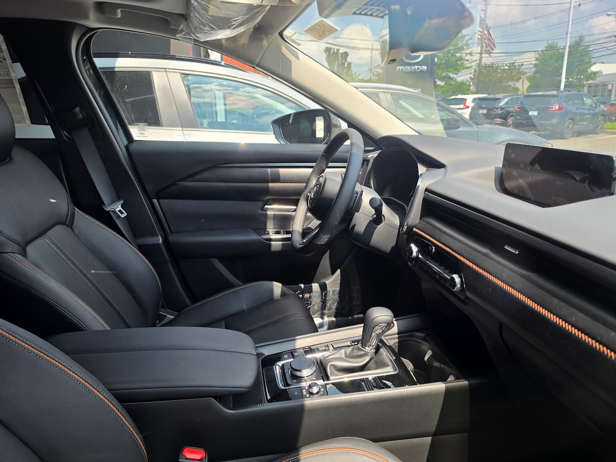 Phone mount installed in a Mazda CX-50
