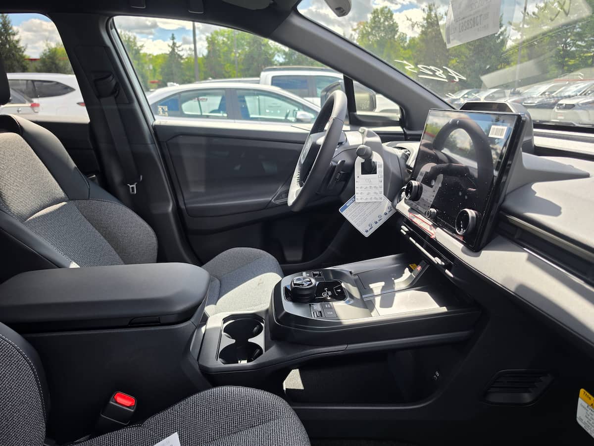 Toyota bZ Interior Toyota bZ phone mount options