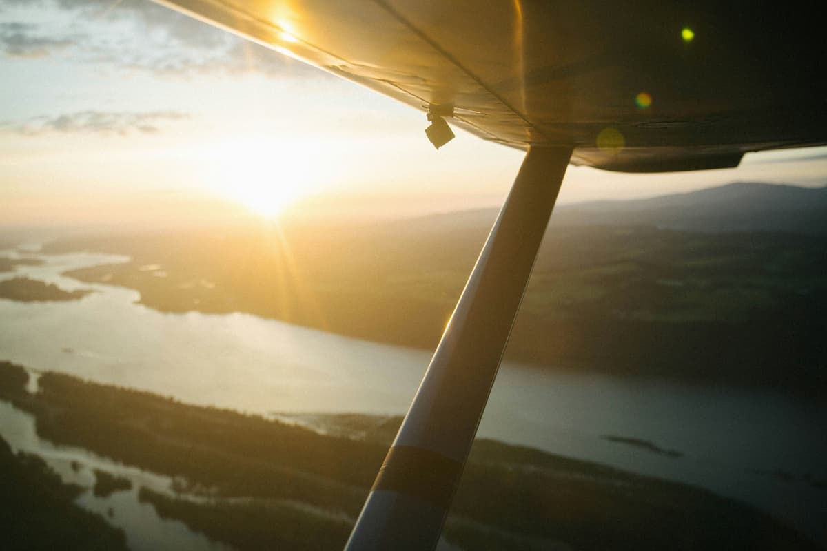 GoPro Airplane Mount on a Wing